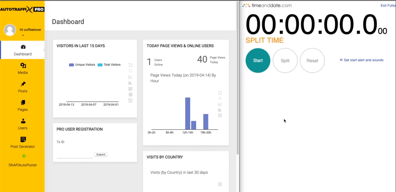 AutoTraffixPro-Review-DashBoard