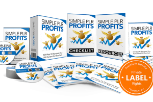 Simple PLR Profits Review– New In-Demand Course Including PLR