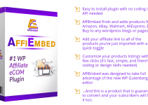 AffiEmbed Review – Big Opportunity With These 5 Marketplaces Amazon, Ebay, Walmart, Aliexpress, And Bestbuy?