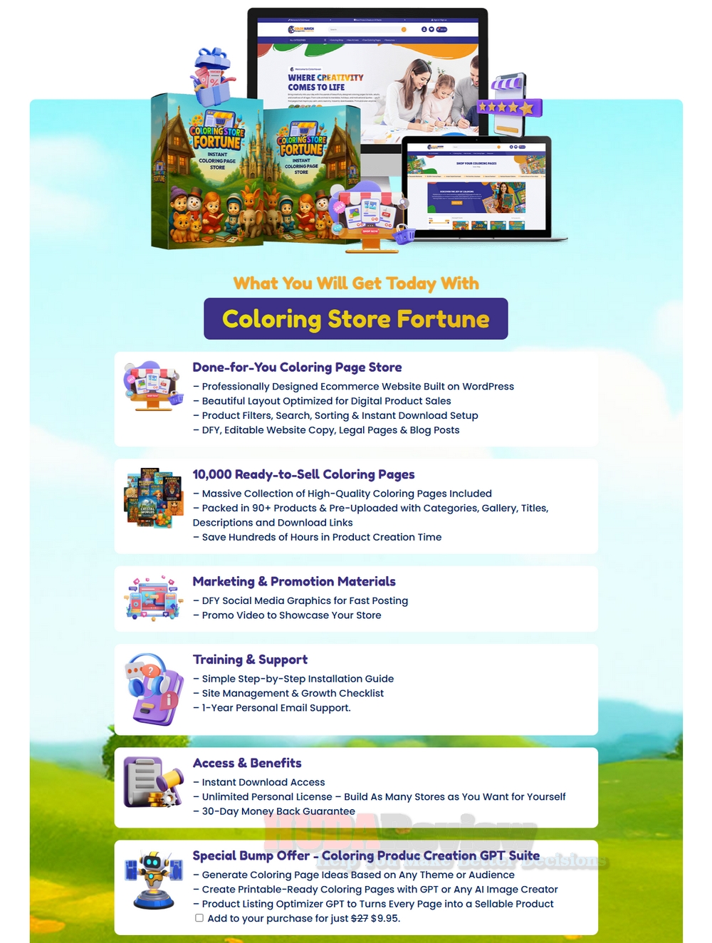 Why should you buy Coloring Store Fortune