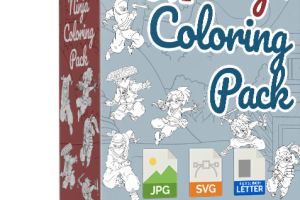 Ninja Coloring Pack Review – Ninja Coloring Book For Kids