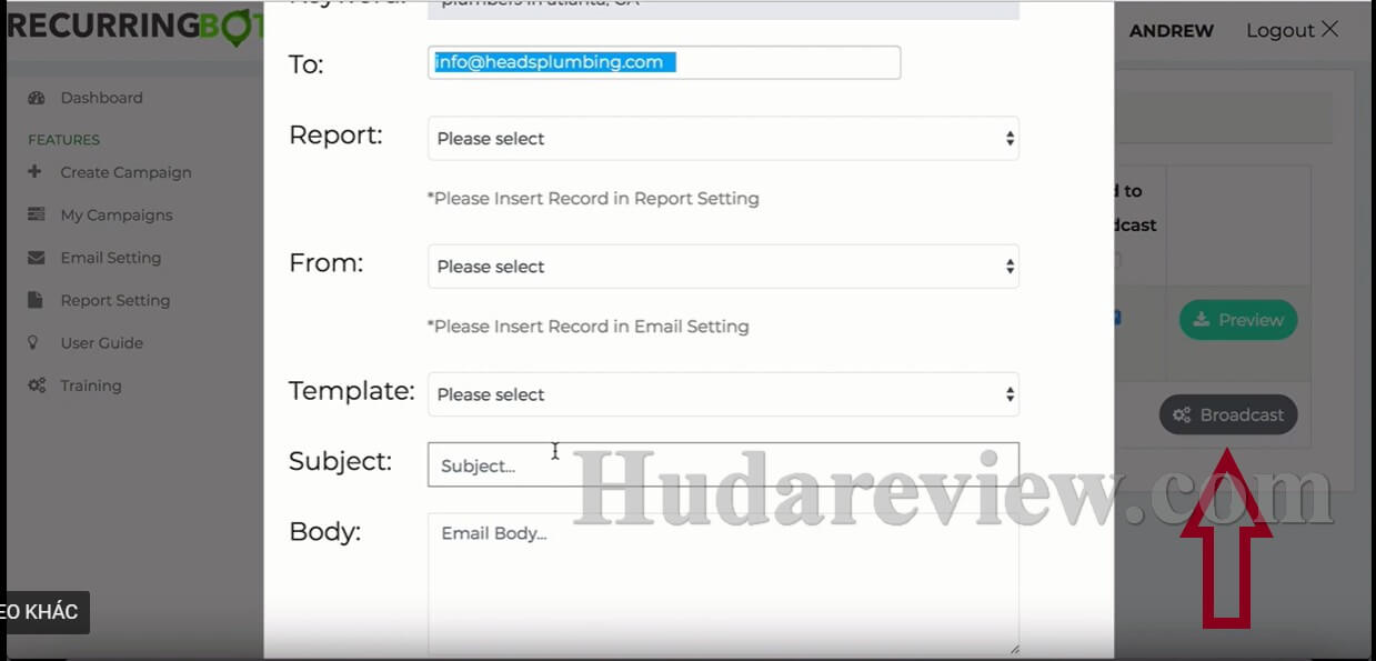 RECURRING BOT OTO - Managing Recurring Bot OTO Campaigns