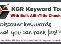 KGR Keyword Tool Review: Are You Struggling To Improve Ranking On Google?