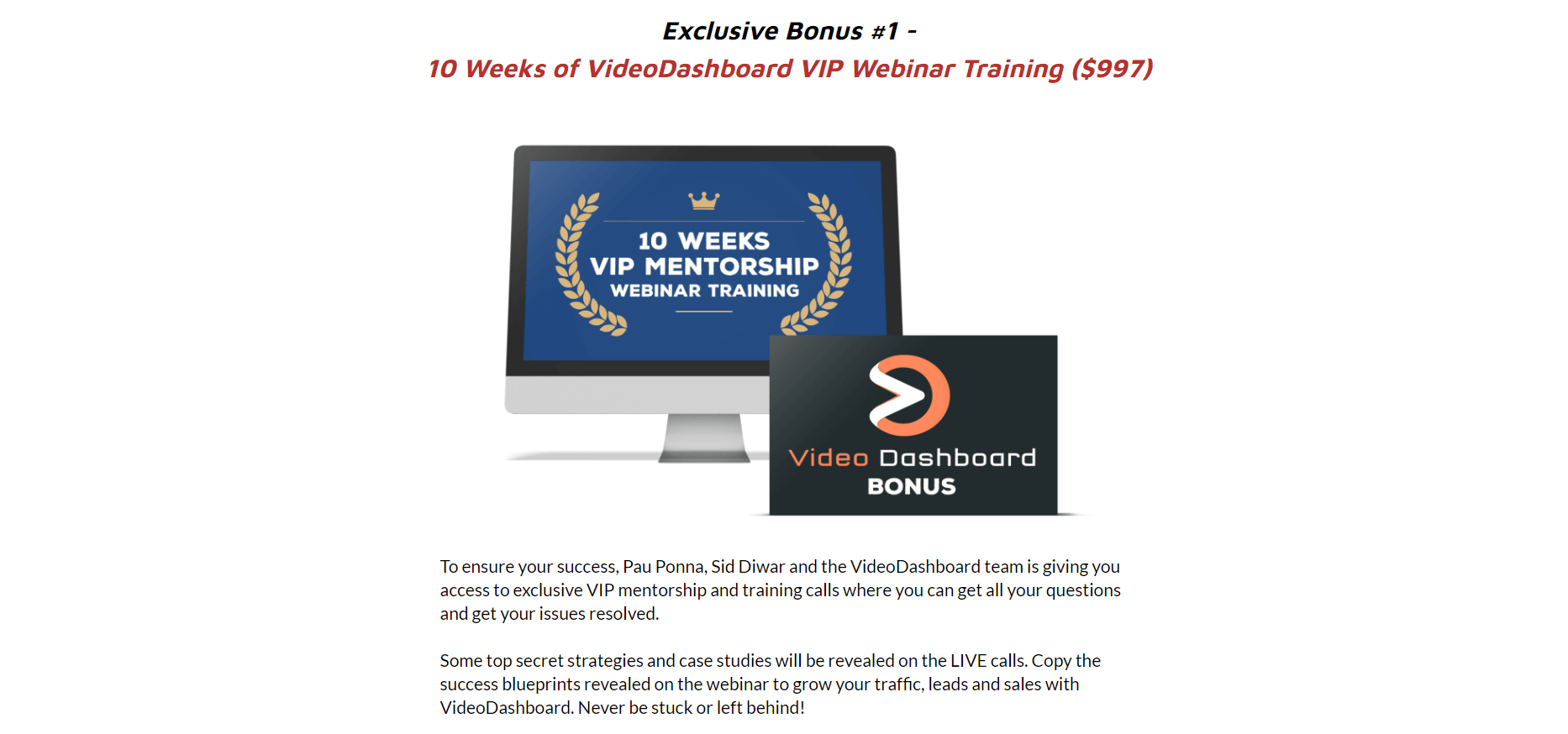 Videodashboard - Special Deal Ends Soon!