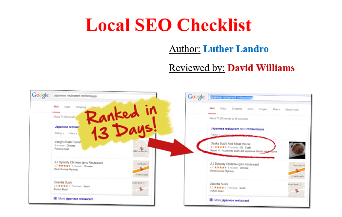 local seo checker