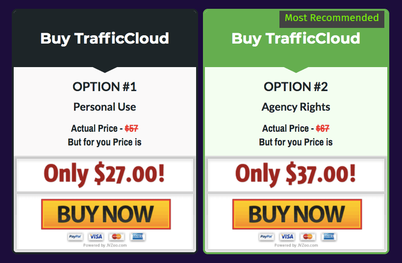 TrafficCloud-Price