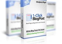 1-Click Blog Post Review- WordPress Plugin That Writes a Blog Post in Just 3 Seconds