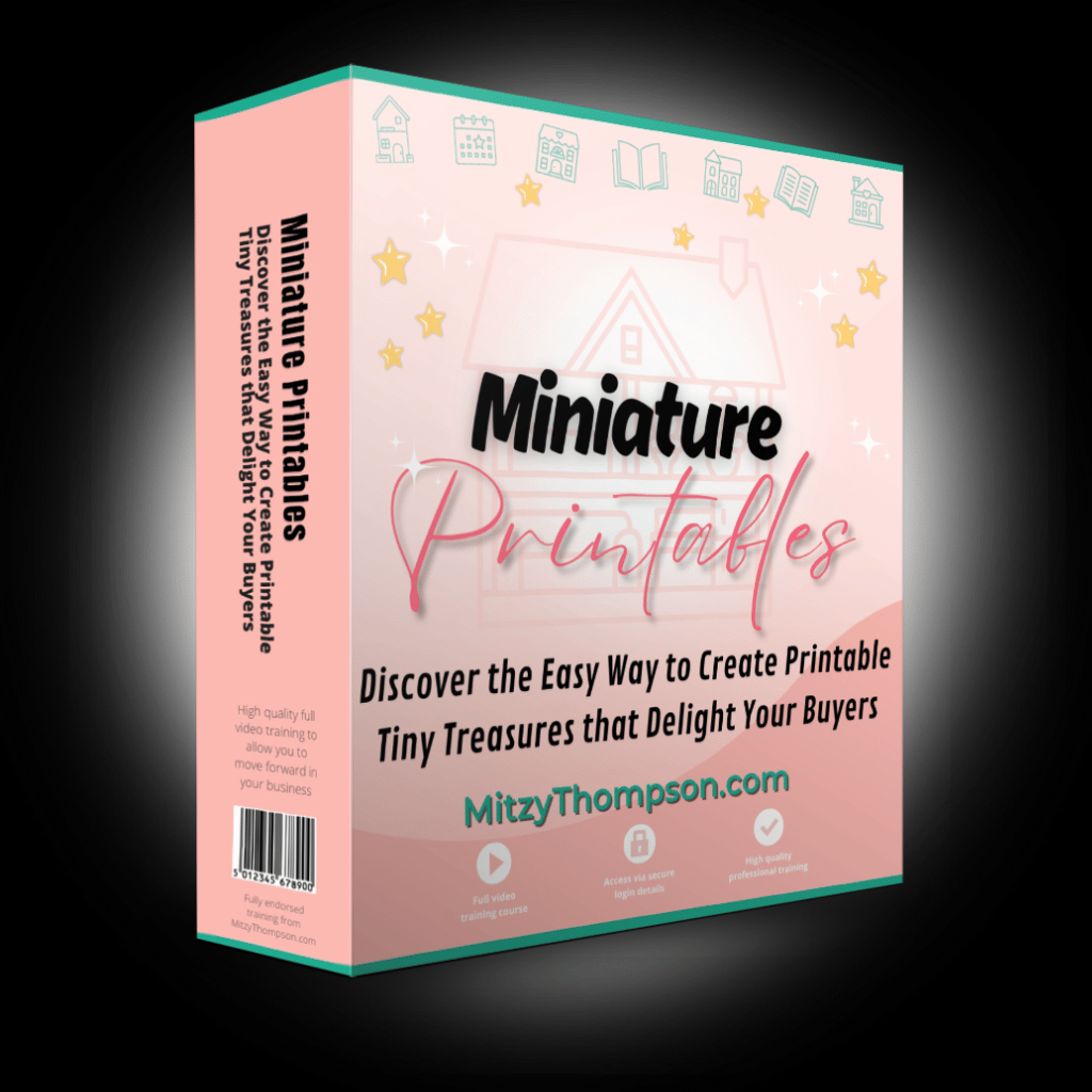 Miniature Printables Review - Bonuses for Printables niche included