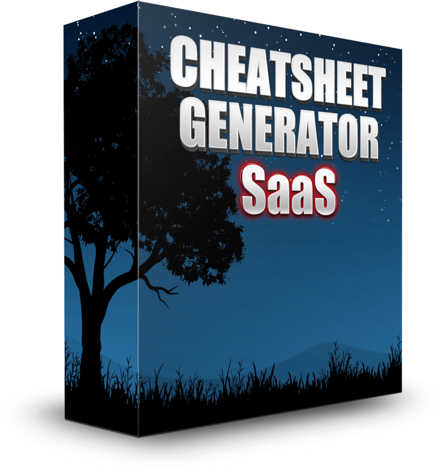 Cheatsheet-Generator-SaaS-Software