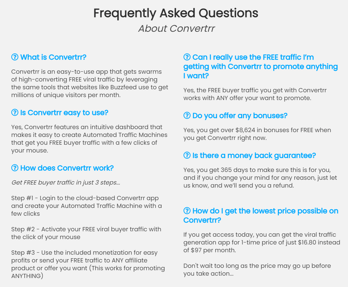 Convertrr-faq