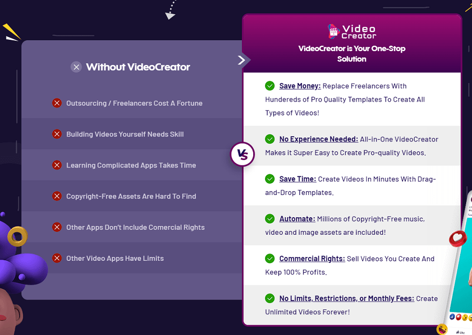 VideoCreator-Commercial-Compare