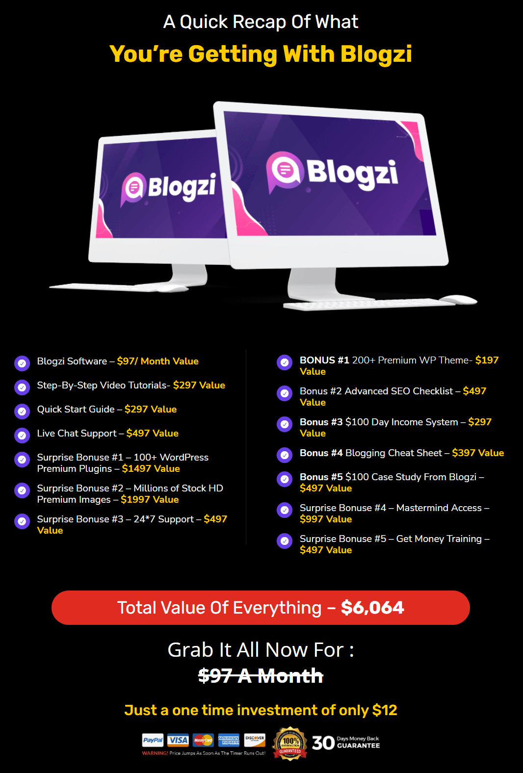 Blogzi-price
