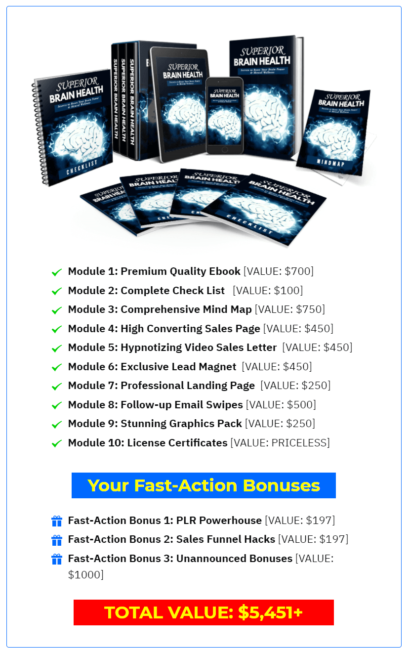 PLR-Superior-Brain-Health-price