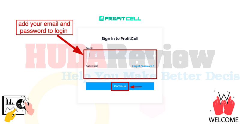 ProfitCell-demo-1-login