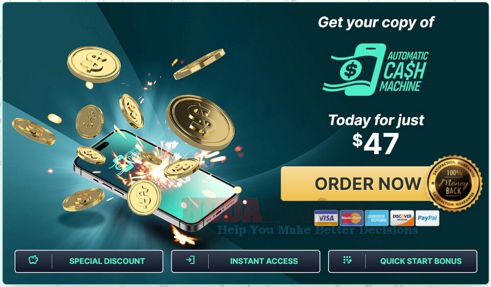 Automatic Cash Machine Review | Huge Bonuses is included!