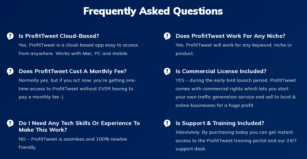 ProfitTweet-FAQ