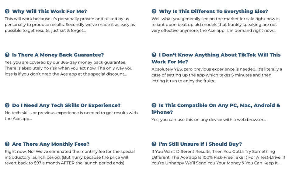 ACE-FAQ