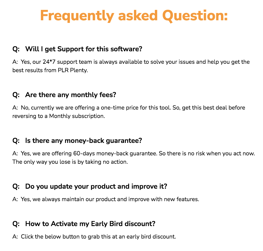PLR-Plenty-FAQ