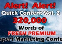 320KMPLR: 320K Words Expert IM Content Master PLR Review