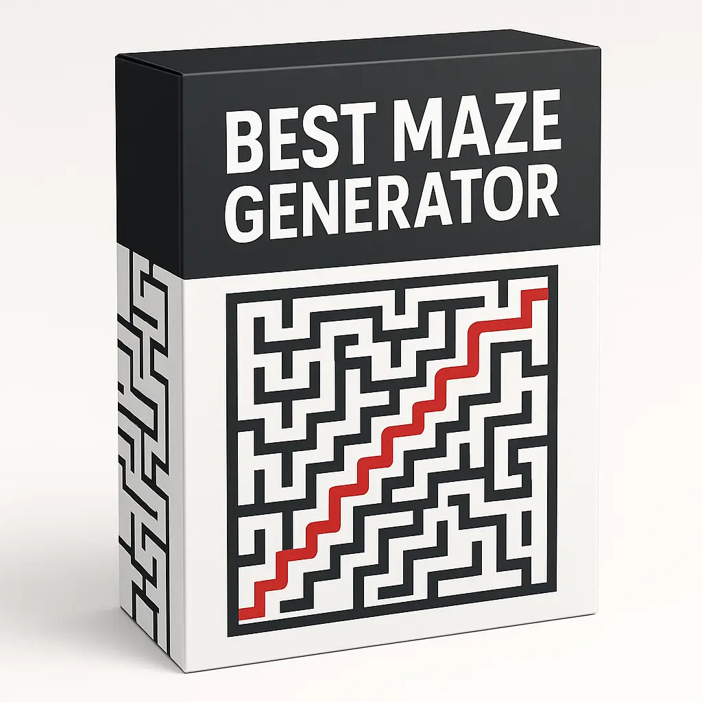 Multimaze Generator Logo Best Maze Generator Honest Review & Demo - Bonuses for KDP!