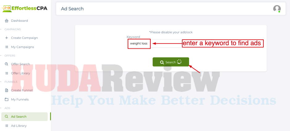 EffortlessCPA-Demo-10-Keyword-Ads