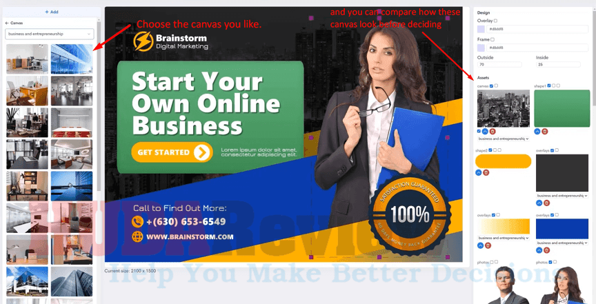 DezignBiz-Demo-17-Choose-Canvas