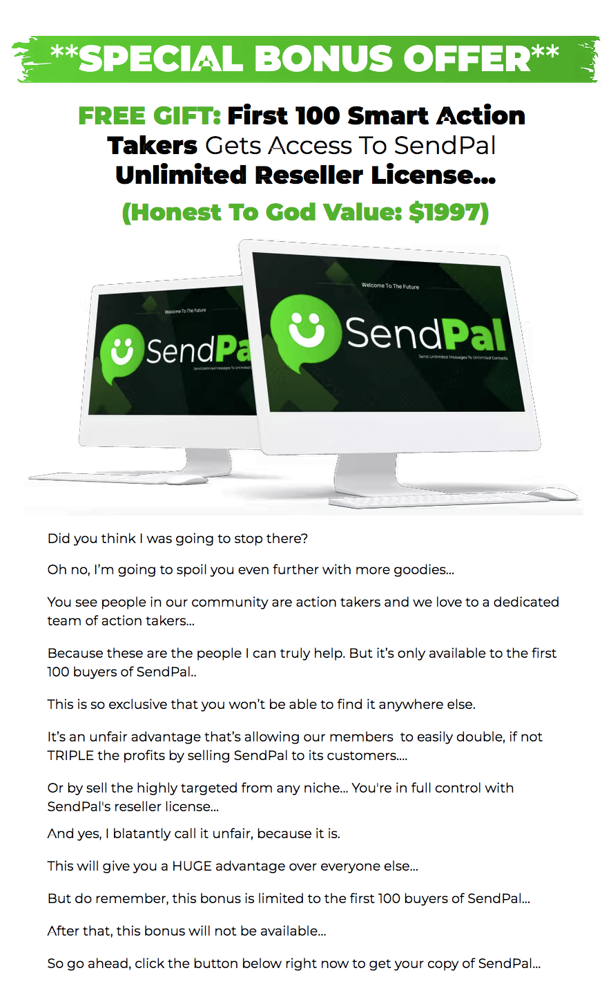 SendPal-Bonus