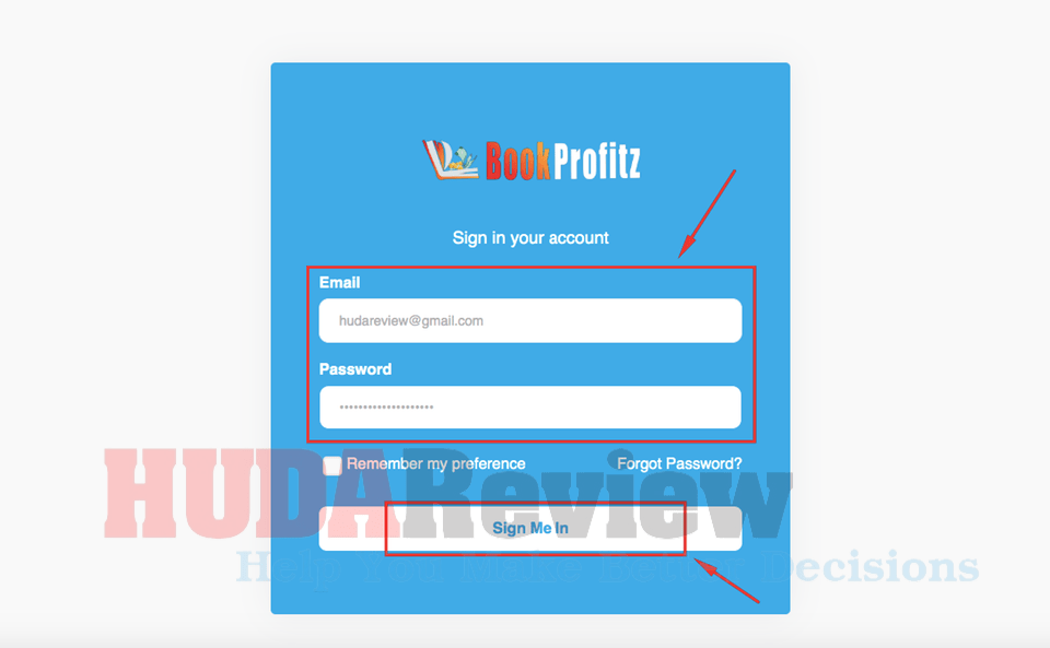 BookProfitz-Demo-1-Login