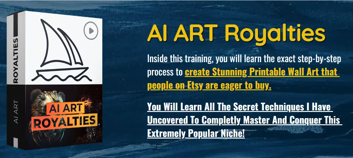 AI Art Royalties review Video training course by Andreas Quintana