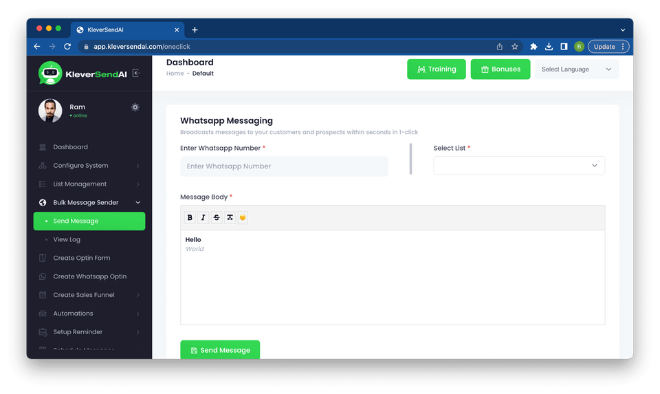 KleverSend-AI-Feature-5-Integration