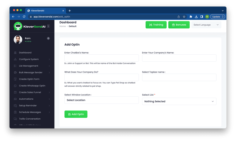 KleverSend-AI-Feature-6-Sales-Funnel