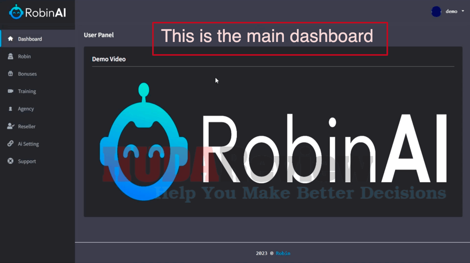 RobinAI-Demo-2-Dashboard