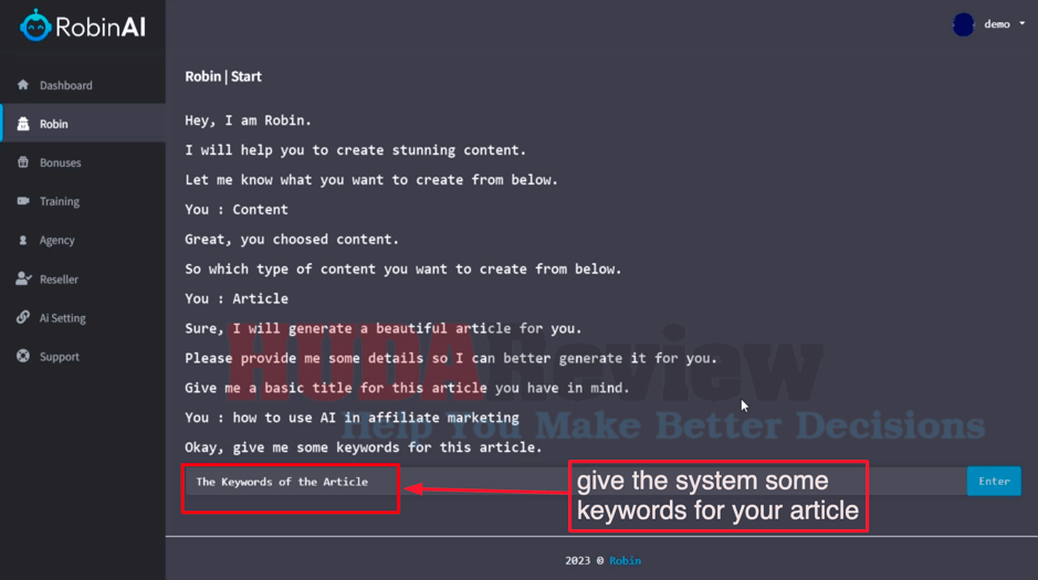 RobinAI-Demo-6-Add-Keywords