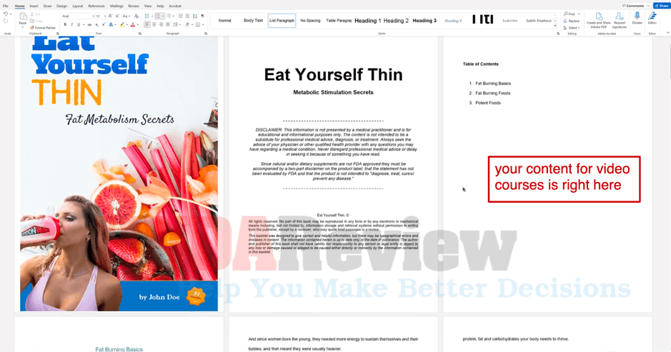 eCourse-Agency-Demo-4-Content