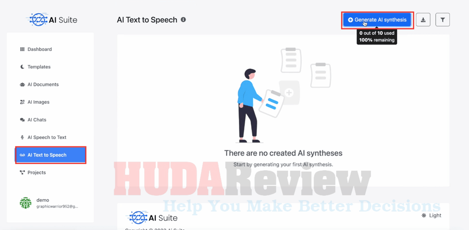 AI-Suite-Demo-10-Text-To-Speech