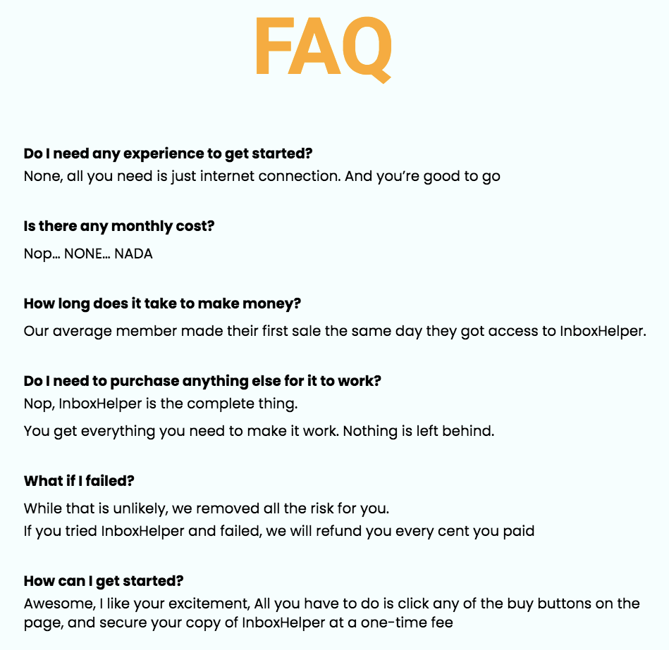 InboxHelper-FAQ