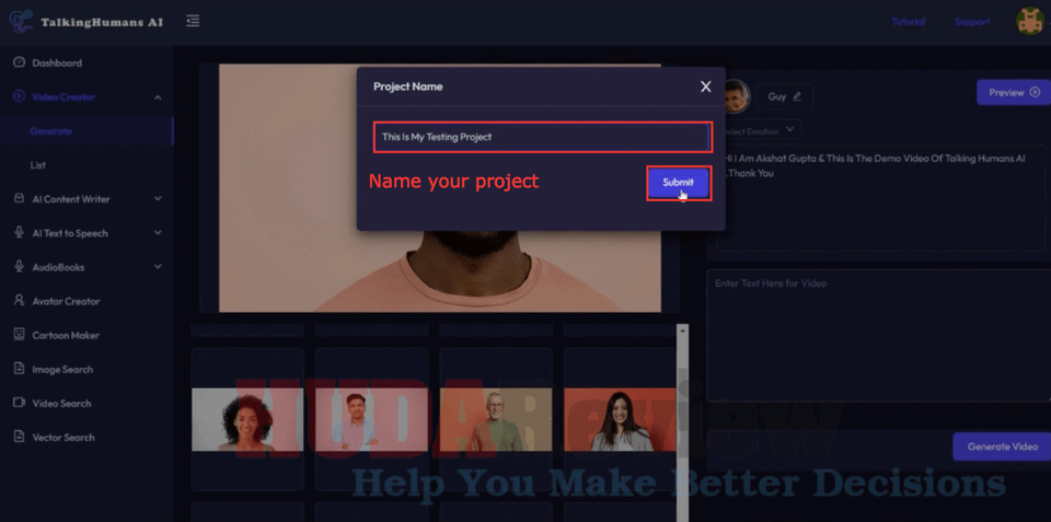 TalkingHumans-AI-Demo-5-Project-Name