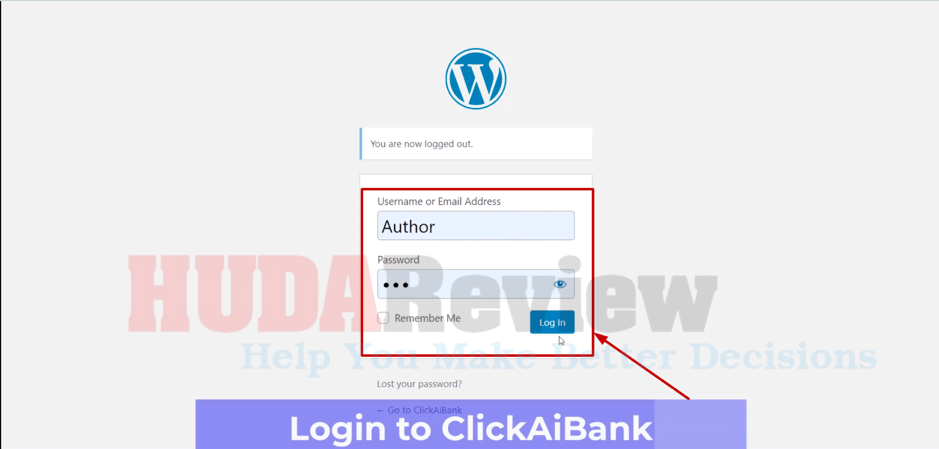 ClickAIBank-Demo-1-Login