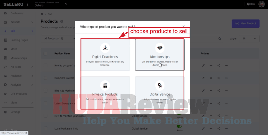 Sellero-Demo-2-Choose-Product