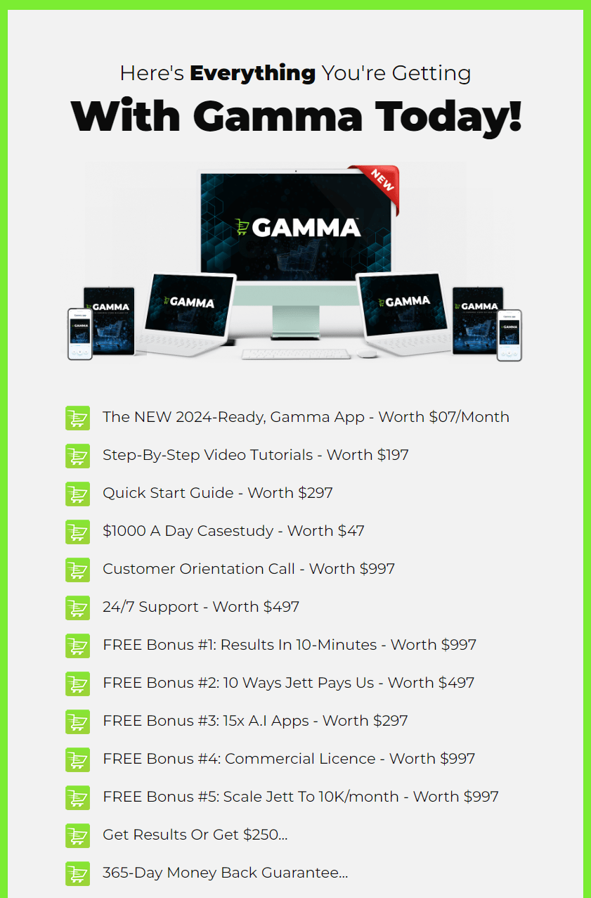 GAMMA review | App Demo | Huge Bonus | Coupon | OTOs