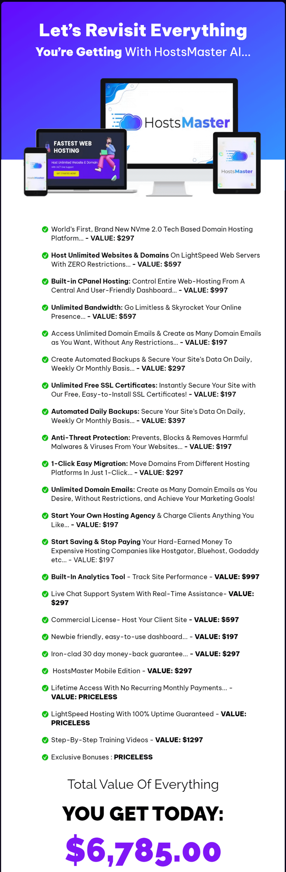 HostsMaster Review & Bonus Host On LightSpeed Servers!