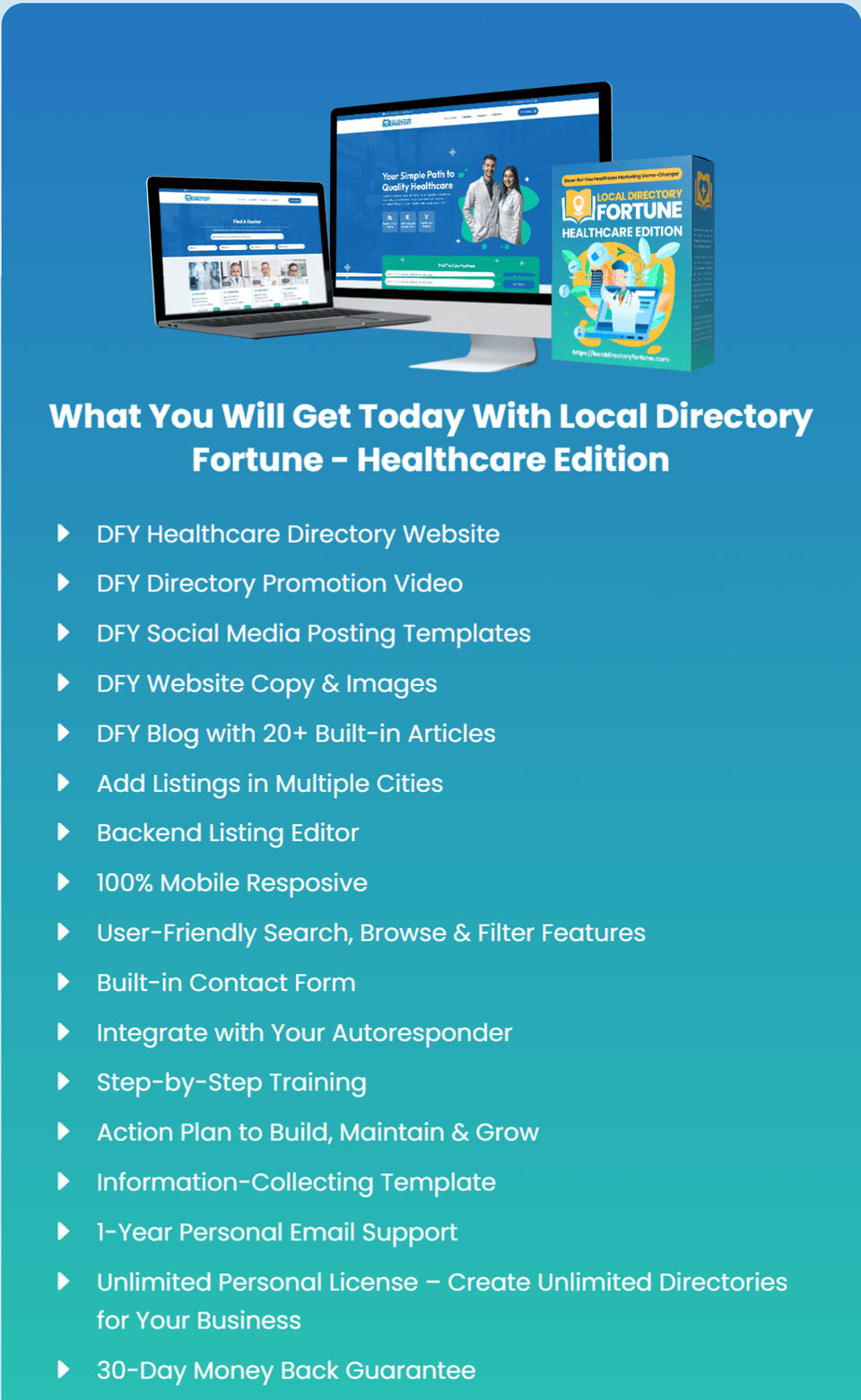 Local Directory Fortune - Healthcare Edition Review with Bonuses