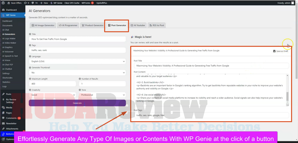 WP-Genie-Review-Step-2-3