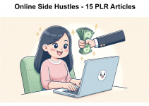 Online Side Hustles – 15 PLR Articles review- Why spend hours writing when you can spend minutes rewriting with PLR?