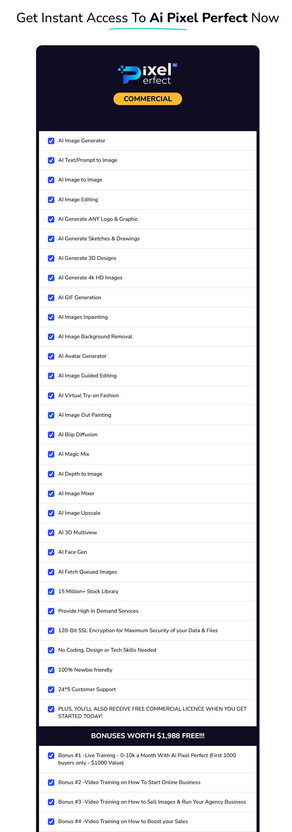 AI Pixel Perfect Review with Huge Bonus, Bundle & OTOs details