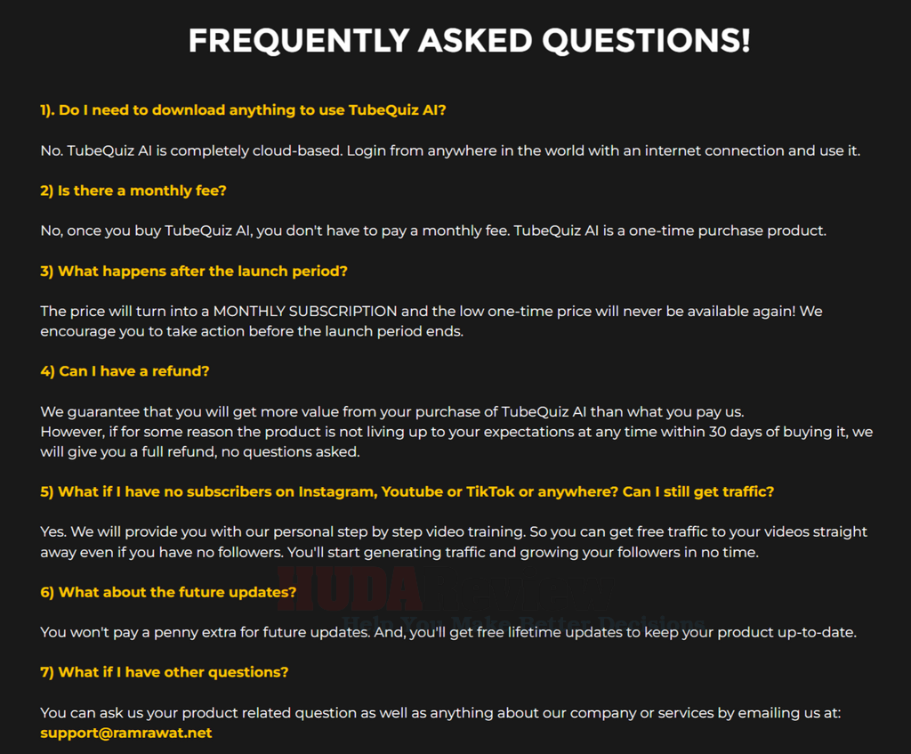 TubeQuiz-AI-Review-QAs