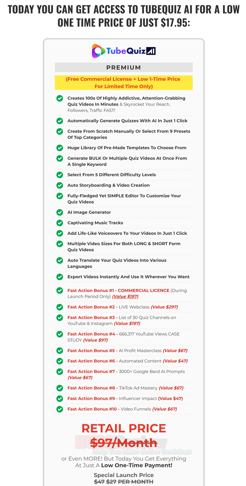 TubeQuiz-AI-Review-Recap