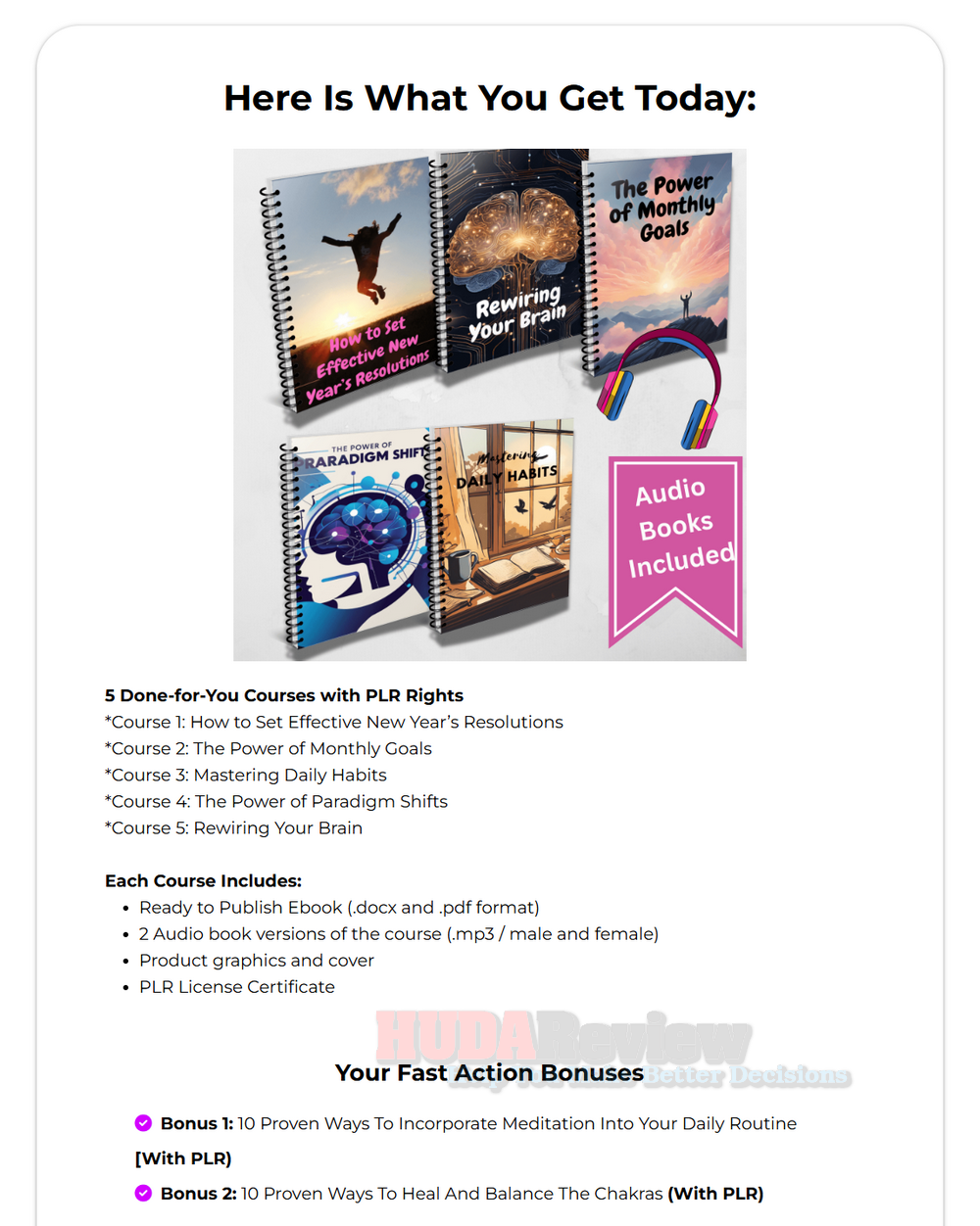 Why should you buy (PLR Firesale) The Vision-Goal Blueprint