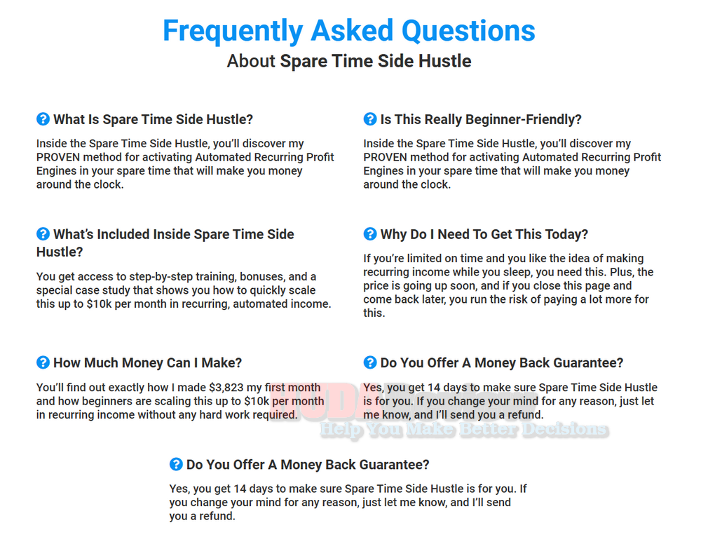 Spare Time Side Hustle Review Start your 2025 with this program!