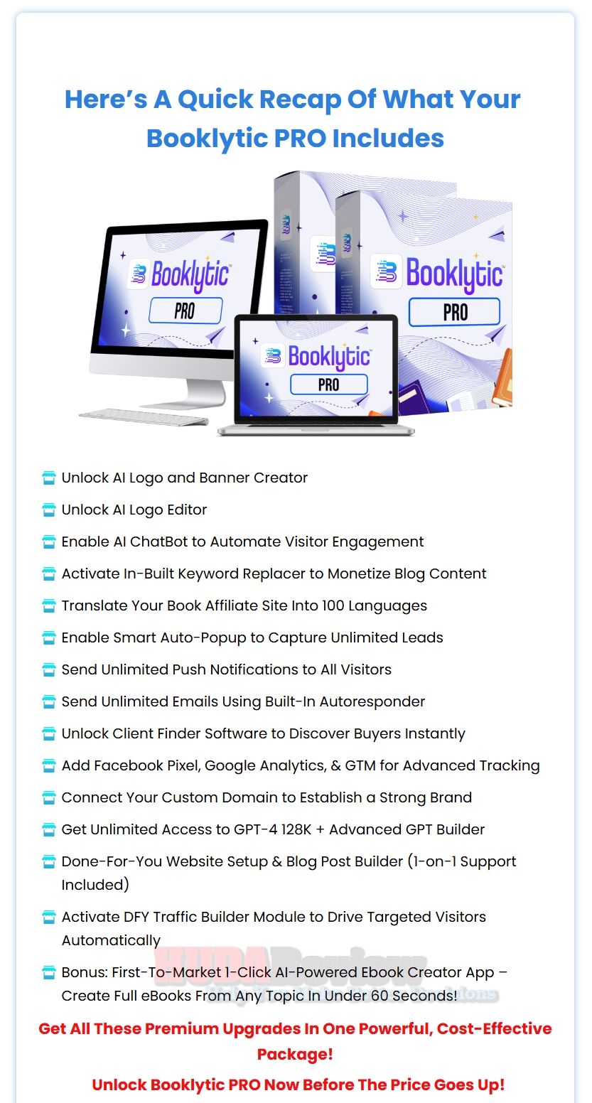 Booklytic Review - Build Your Book Affiliate Site Easily